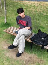 Karma Logo Oversized Short Sleeve T-shirt 3C