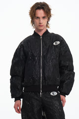 Embryo venom air force cropped cotton jacket
