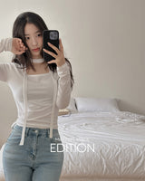 [MADE] Elin Square T-shirt & Tie Set