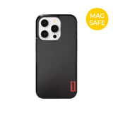【MADE】Matte Black Poppy Red iPhone case [Matte Glass/Magsafe]