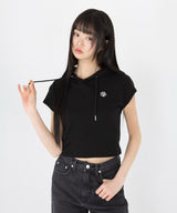 HOOD CAP SLEEVE T-SHIRT [4color]