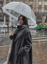 Moi Side Pocket Double Long Coat