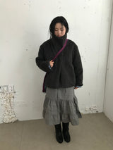 Le Hairi Half-Neck Quilted Coat (2 Colors)