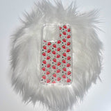 [MADE] Strawberry Star Clear iPhone Case