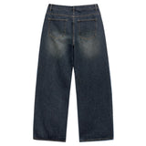 [Unisex] BTB : WAVE WASHING JEANS [BLUE MINUIT CORE]