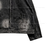 Darts Wrinkle Washing Denim Jacket