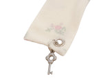  FLORAL PENDANT BACK RIBBON TOP