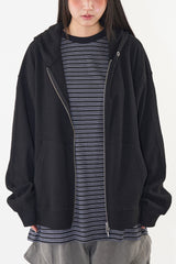 Star waffle hoodie zip-up