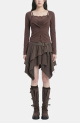 Chloe Lace Layered Cardigan