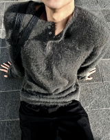 Mohair 4 Burton Henley Neck