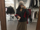 [MD Pick]ウールタッチブラッシュVネックニット (4 Colors)