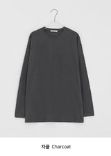 [unisex] ナピュスリットオーバープレーンロングスリーブT