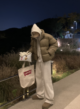 【Setup】Logane Base Brushed 2-WAY Hooded Zip-Up Setup