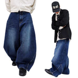 Real Big Balloon Snap Denim Pants