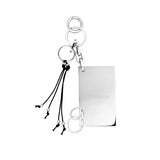 NO.526 [SILVER] STM SILVER CARD KEY RING