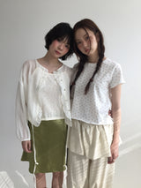 ルダーフローラルシアードTシャツ(3color)