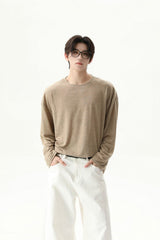 Basic Crewneck Long Sleeve Tee