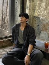 Darkgrey wide pants