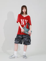 タフベアカモハーフパンツ (BLACK)