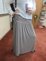 Modal shirring skirt