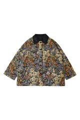 Flower Jacquard Half Jacket (multi)