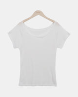 Beibin One-Shoulder Short-Sleeve T-Shirt