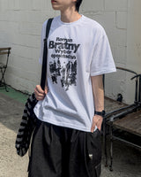 Weaver Printing Oversized Half Sleeve Tee