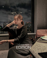 【MADE】ボートネックロングワンピース