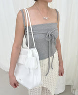 フリリッシュショルダーバッグ (white)