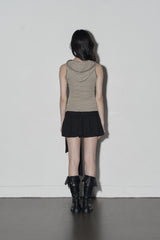 hd stripe top (khaki)