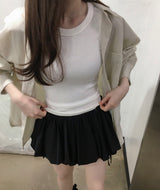[ basic ] ケアデイリーベーシックスリーブレストップ
