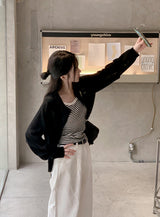 Cozy Border Cotton Rib Sleeveless (4color)
