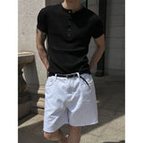 [S/S] Rough cutting short denim pants(2color)