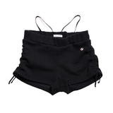 SWAN LAKE SHRRING STRING MICROSHORTS BLACK