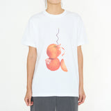 ピーチ & フラワーTシャツ