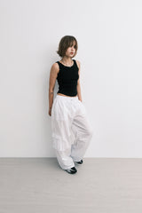 sh cargo pants (white)
