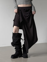 Pinched Drape Skirt