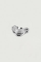 [925SILVER] ルチェローズウェーブフリルリング