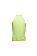 Drape Neck Top [Lemon]