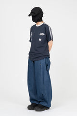 Pote Snap Denim Balloon Pants