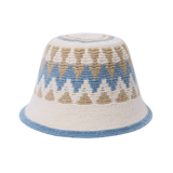 Triangle Pattern Bucket Hat (Ivory)