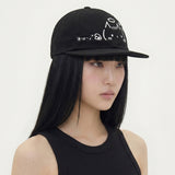 Emoji Cap [Black Angel Kitty]