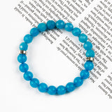 SVB-1020 Aquamarine Silent Blue Bracelet 8mm