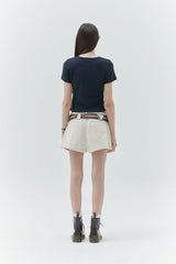 KIRSH PLAIN SLIM FIT T-SHIRT - DARK BLUE     