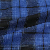 Ombre Over Check Crop Shirt