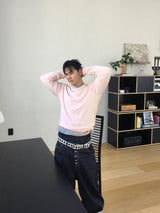No.1535 steady V KNIT (4color)