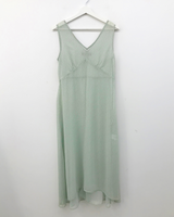 YWDフラワー シフォン ドレス (3color)