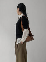 Autumn Wool Cable Knit Half Knit