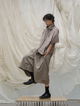 (cont'd) プリーツドレープシルエット8分丈パンツ