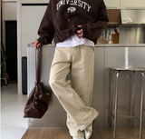  Urban University Embroidery Double Middle Overfit Hoodie